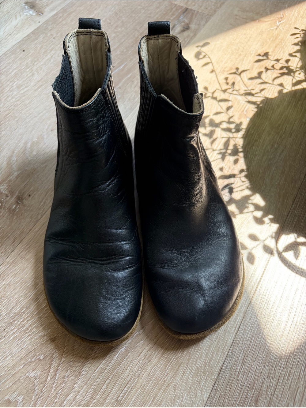 Feelgrounds Chelsea Barefoot Boots Black - Size EU 37 (US W7 / M5.5)